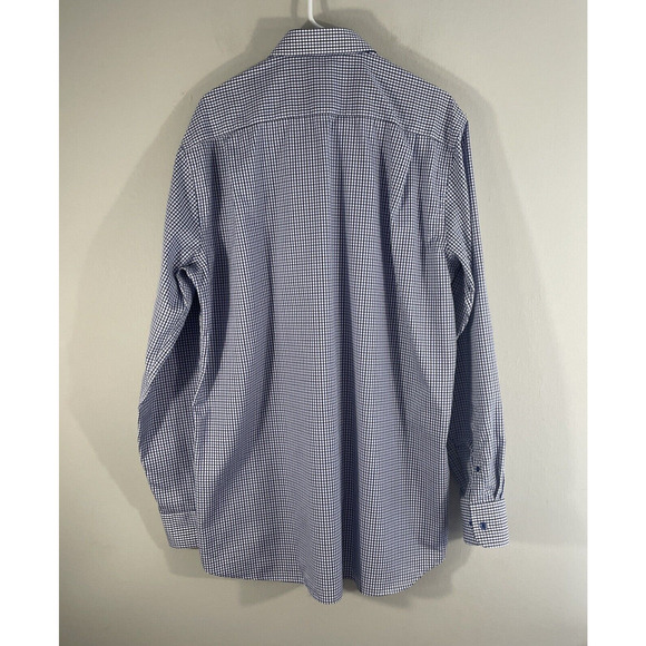 Proper Shirting Mens Contemporary Fit Shirt 2 Ply Plaid Long Sleeve 17.5 36-37 - Picture 2 of 10